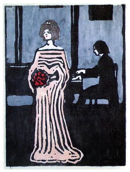 The singer, 1903 - Wassily Kandinsky