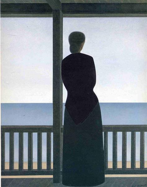 Woman by the Sea, 1973 - Will Barnet