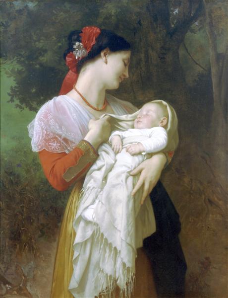 Maternal Admiration, 1869 - 布格羅
