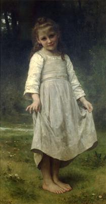 The Curtsey - William-Adolphe Bouguereau