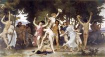 The Youth of Bacchus - William Adolphe Bouguereau