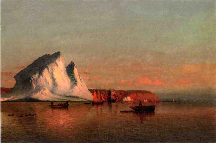 A Calm Afternoon, the Coast of Labrador, 1875 - Уильям Брэдфорд