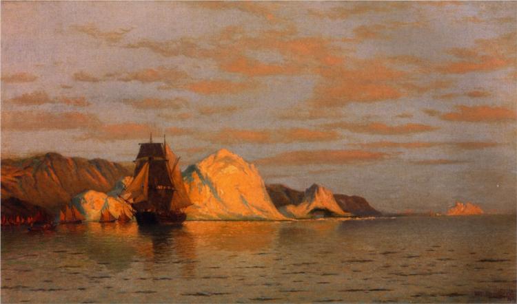 The Ice Blockade on the Labrador Coast, 1871 - Уильям Брэдфорд