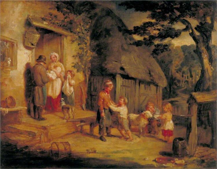 The Pet Lamb, 1813 - 威廉·柯林斯