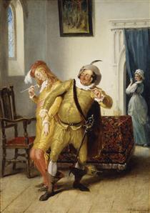 The carousing of Sir Toby Belch and Sir Anthony Aguecheek - William Hamilton