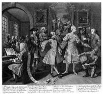 Surrounded by Artists and Professors - William Hogarth