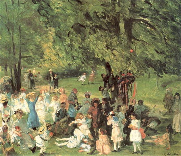 May Day in Central Park, 1905 - Вільям Джеймс Глакенс