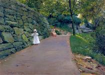 In the Park - a By-Path - William Merritt Chase