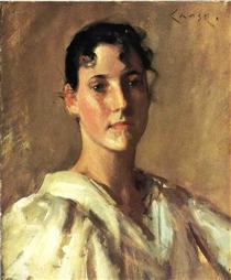 Portrait of a Woman - William Merritt Chase