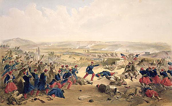 Battle of the Tchernaya, August 16th 1855, 1856 - William Simpson
