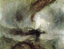 Snow Storm - Steamboat off a Harbour's Mouth - William Turner