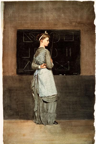 Blackboard, 1877 - Winslow Homer