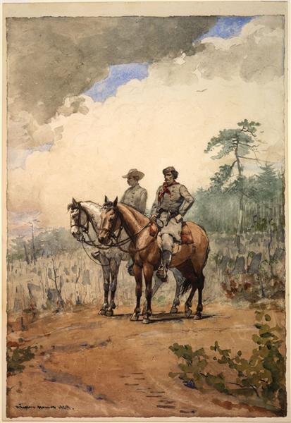 Two Scouts, 1887 - 温斯洛·霍默