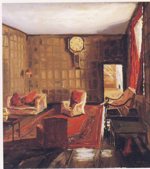 A Room at Breccles, Norfolk, 1920 - Winston Churchill