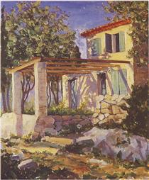 Gardener's Cottage at Mme Balsan's House - Winston Churchill