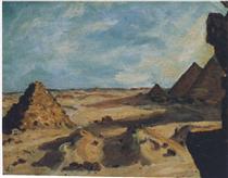 Near the Pyramids - Winston Churchill