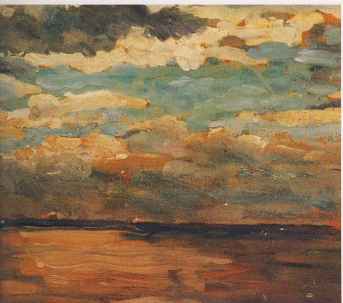 Sunset over the Sea - Winston Churchill