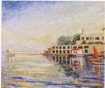 The Harbour at St. Jean Cap Ferrat - Winston Churchill