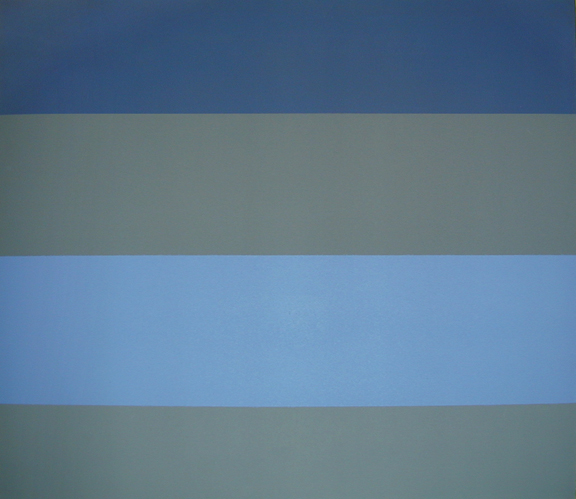 Deux Bleus/Deux Gris (first version), 1975 - Yves Gaucher