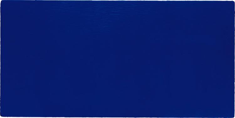 Untitled Blue Monochrome, 1957 - Ив Кляйн
