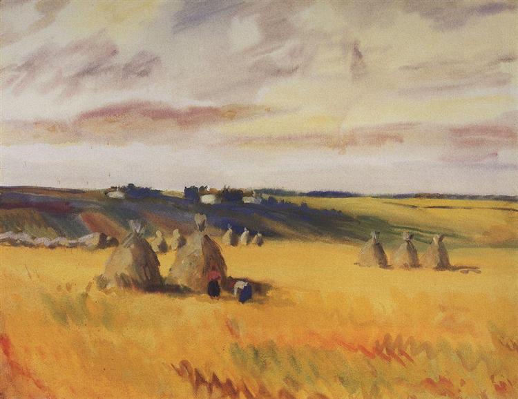 Harvest, 1910 - Sinaida Jewgenjewna Serebrjakowa
