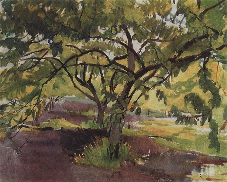 Orchard, 1908 - 1909 - Sinaida Jewgenjewna Serebrjakowa