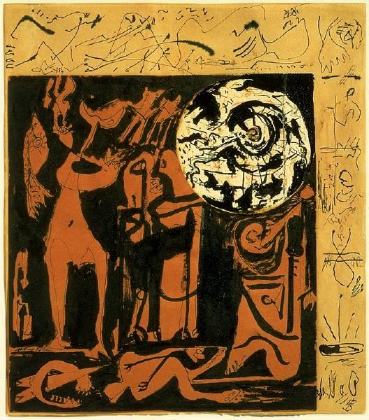 Untitled, 1943 - Jackson Pollock